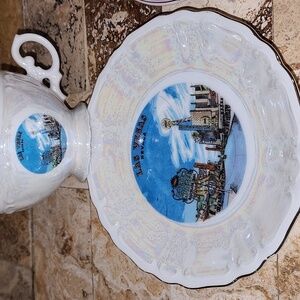 Las Vegas Souvenir Teacup and Saucer Set 4 Sets Bundle